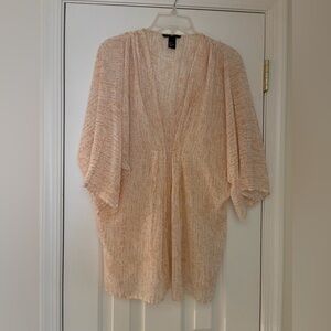 H&M Peach and whites Patterned tunic